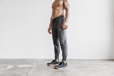 Nobull Men's Joggers Deep Grey | Australia (FZ7163)